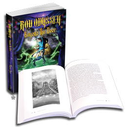 Rou Odyssey Beyond The Door Paperback Book in Black and White