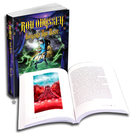 Rou Odyssey Beyond The Door Paperback Book in color